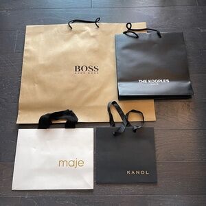 BOSS Maje Candle The Couples hopping bag gift tote decoration lot of 4